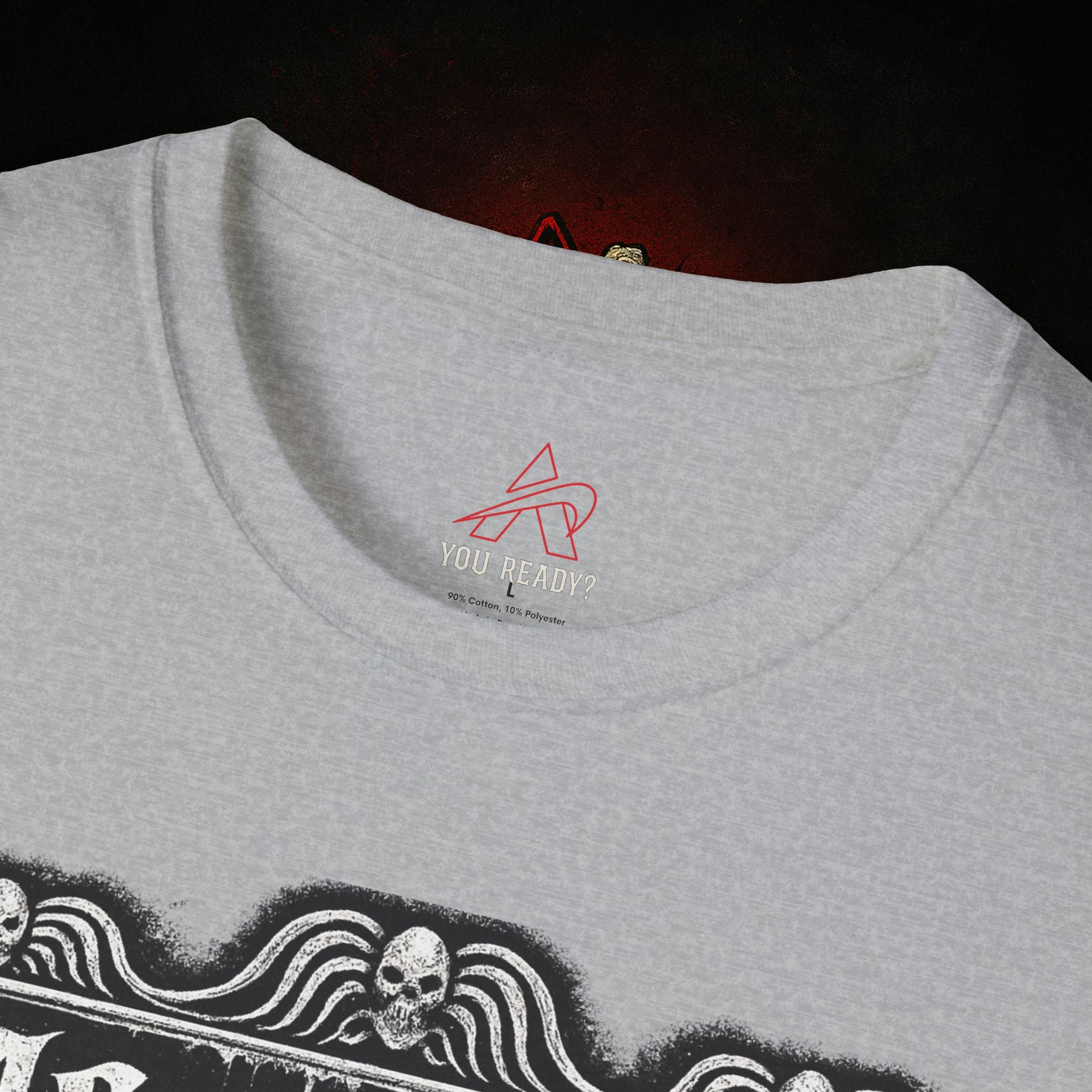 "Old World Aftermath" — Gothic Typography Tee