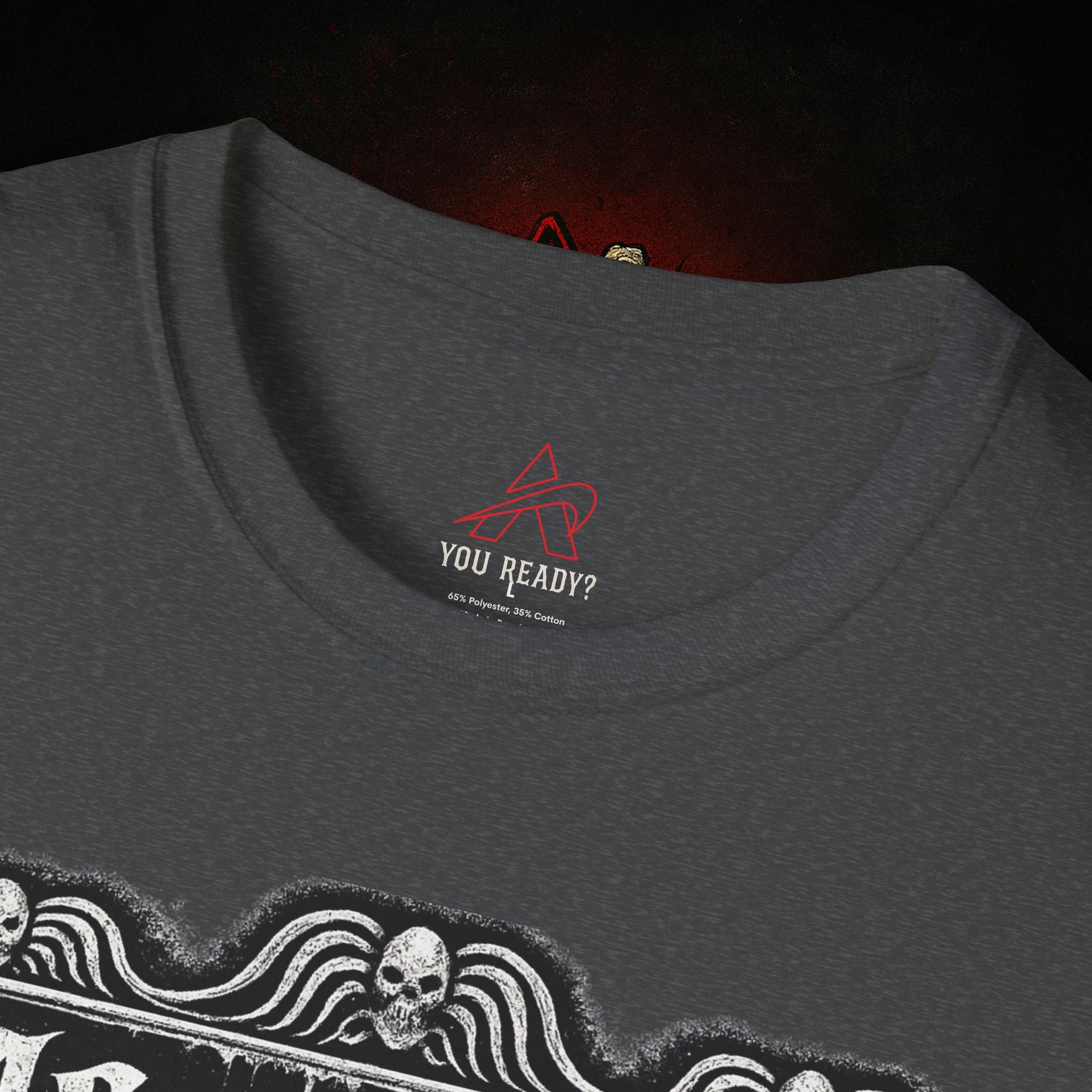 "Old World Aftermath" — Gothic Typography Tee