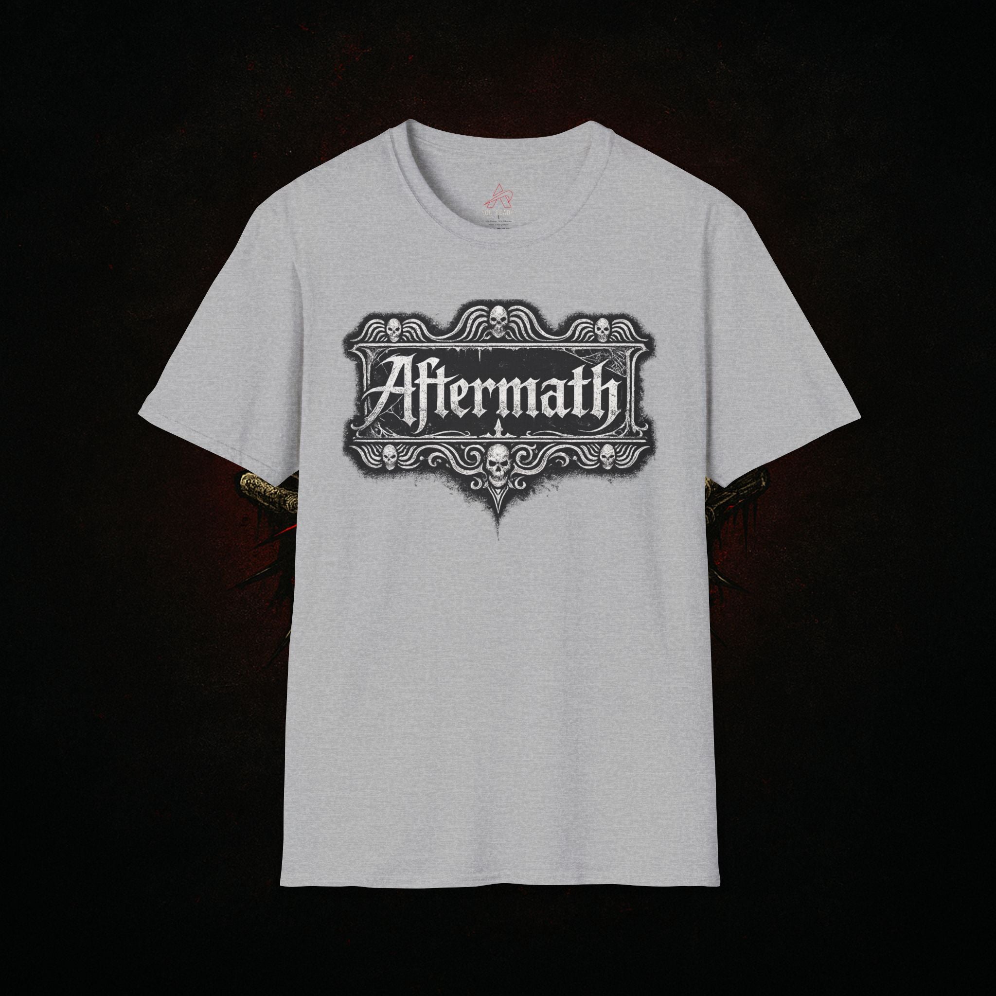 "Old World Aftermath" — Gothic Typography Tee