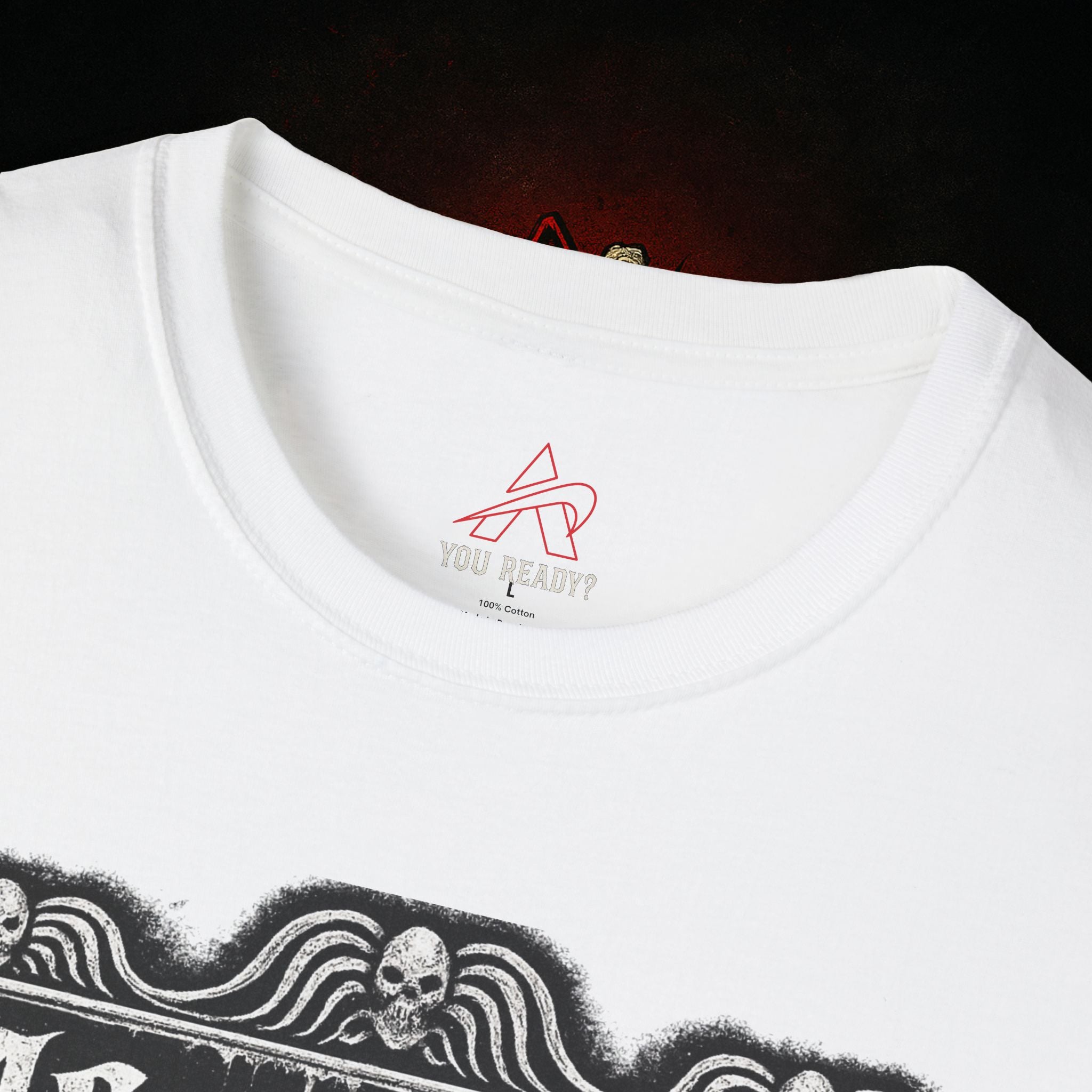 "Old World Aftermath" — Gothic Typography Tee