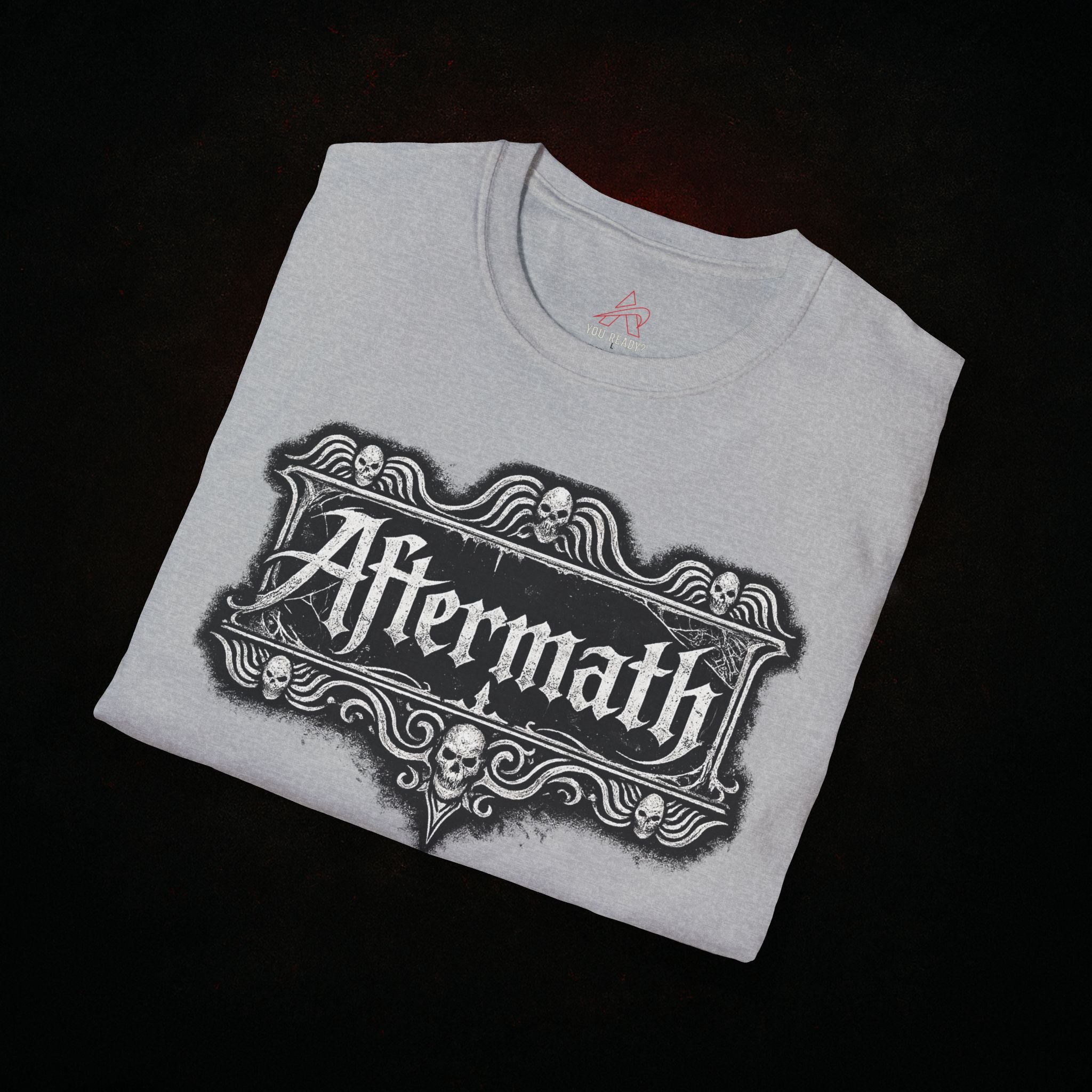 "Old World Aftermath" — Gothic Typography Tee