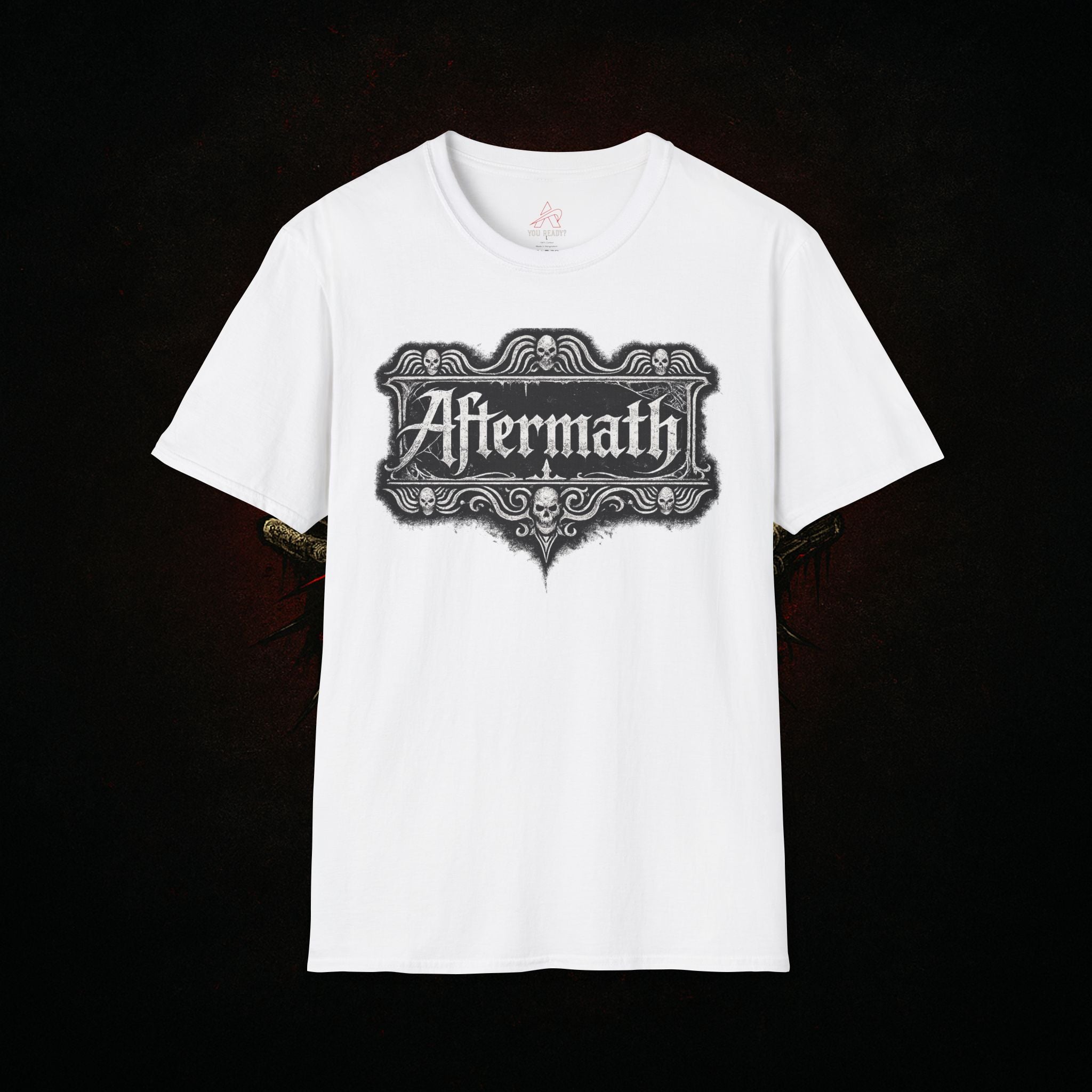"Old World Aftermath" — Gothic Typography Tee