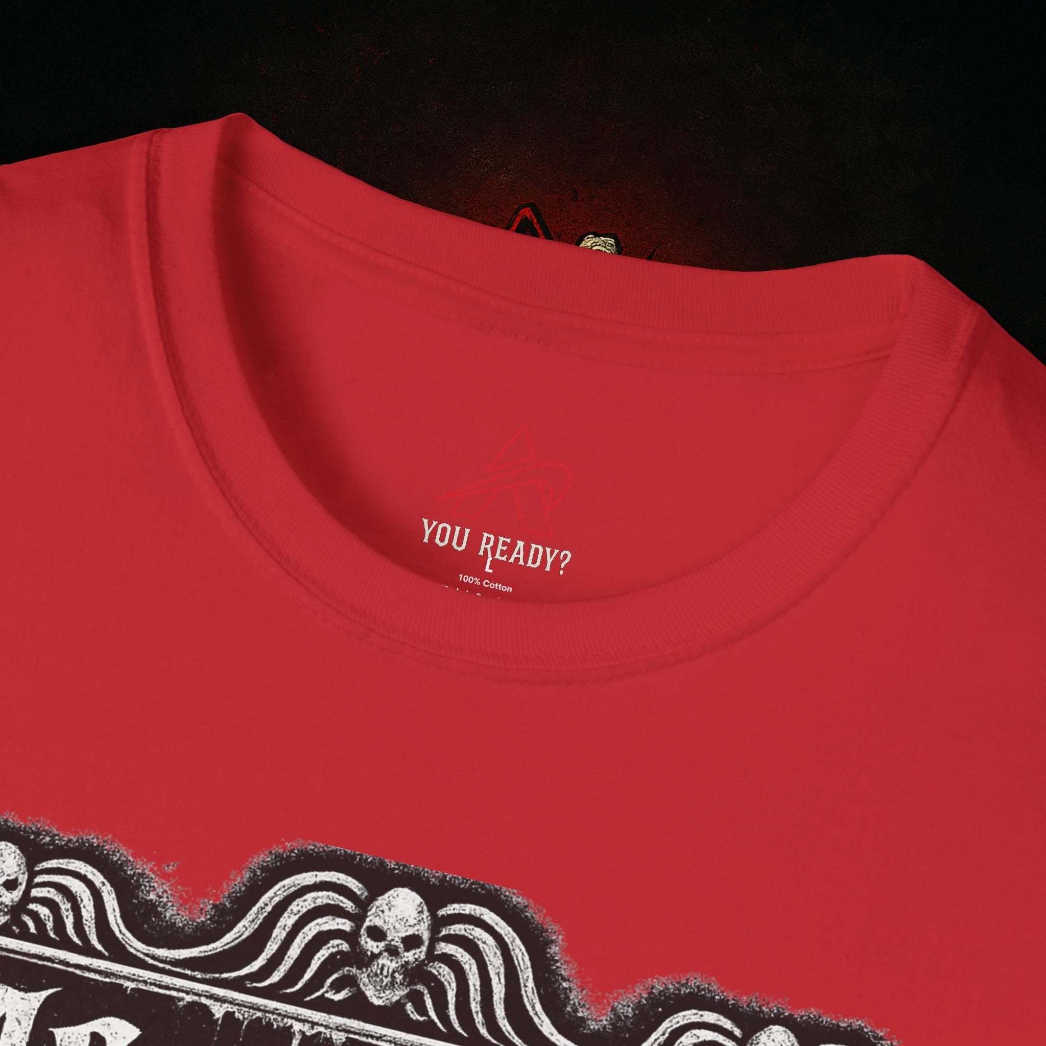 "Old World Aftermath" — Gothic Typography Tee