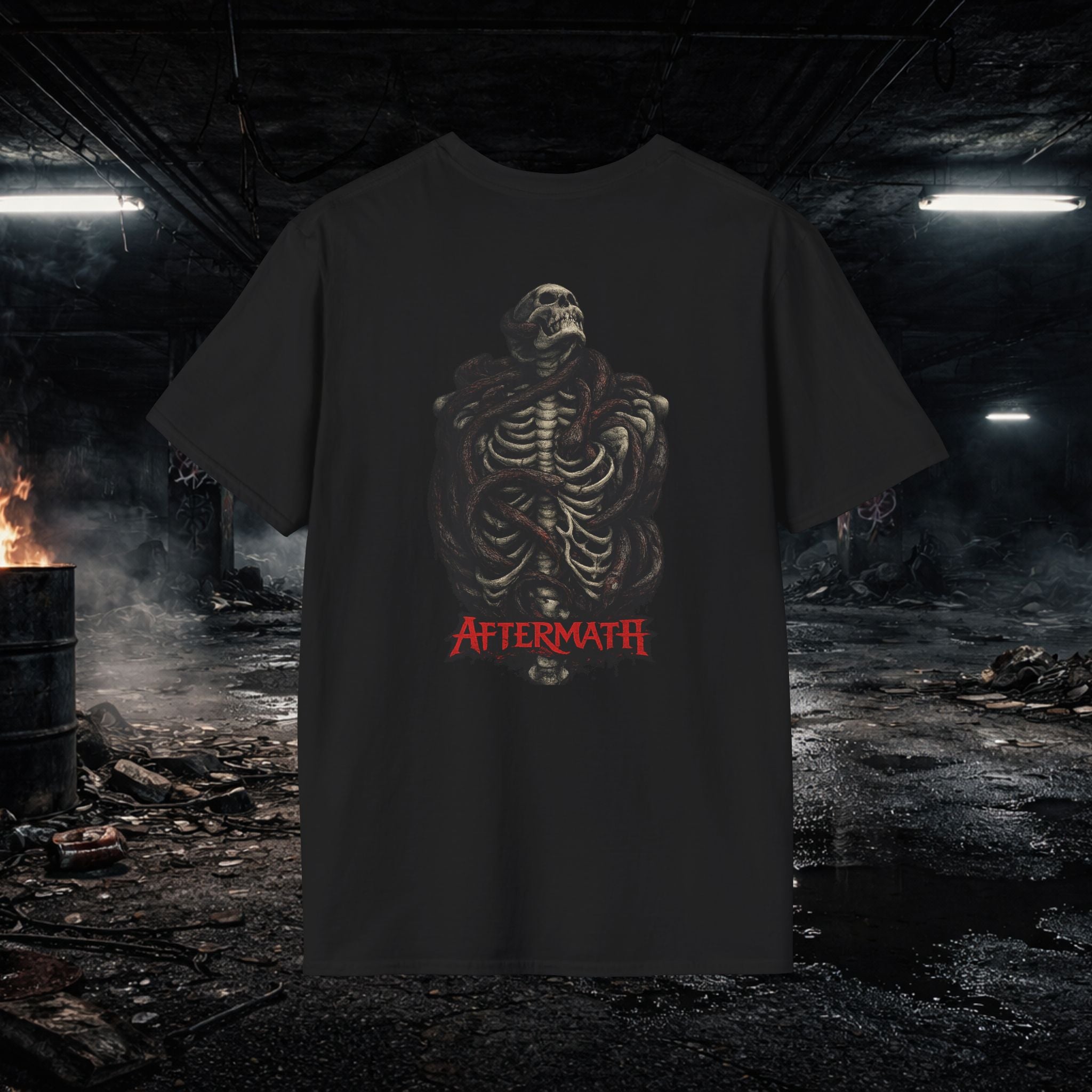 "Venom & Bone" — Aftermath Red Serpent Tee