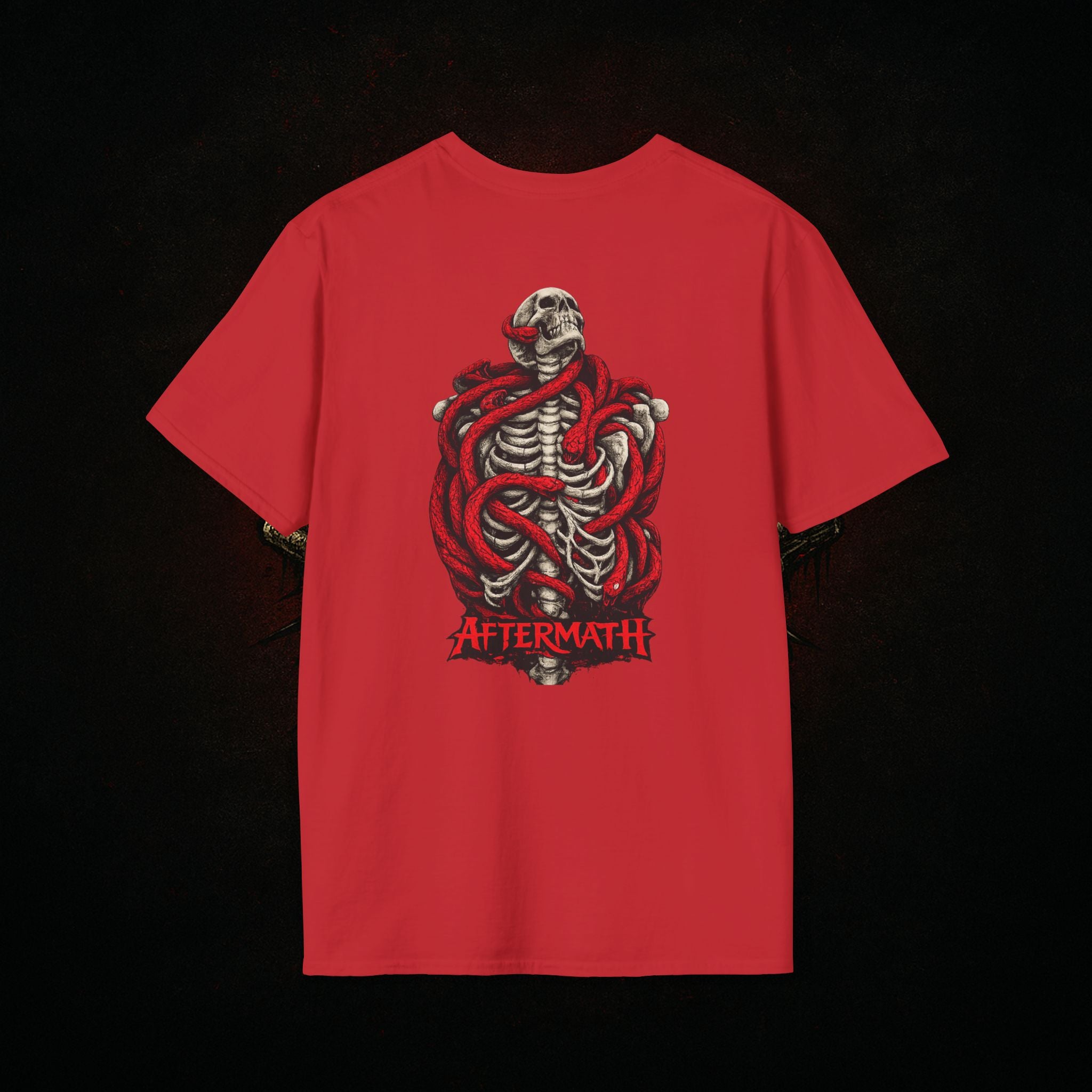 "Venom & Bone" — Aftermath Red Serpent Tee REDDER