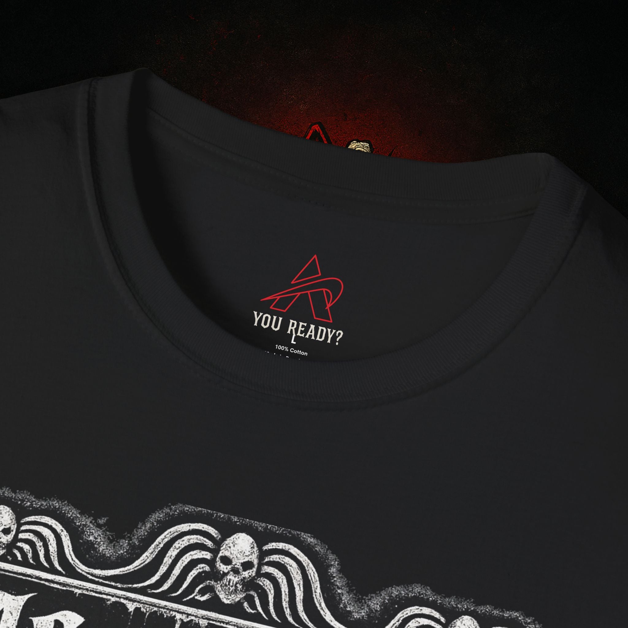 "Old World Aftermath" — Gothic Typography Tee