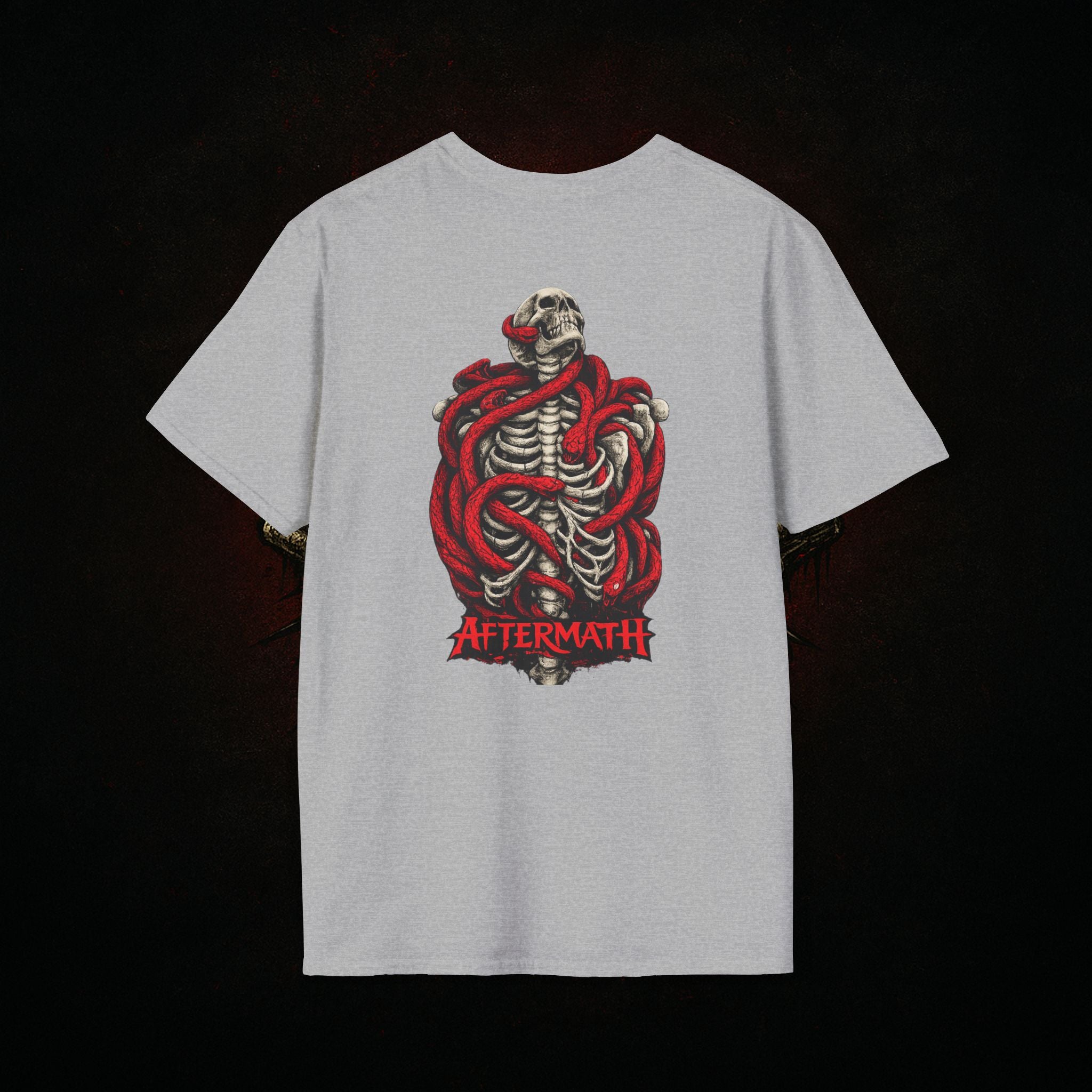 "Venom & Bone" — Aftermath Red Serpent Tee REDDER