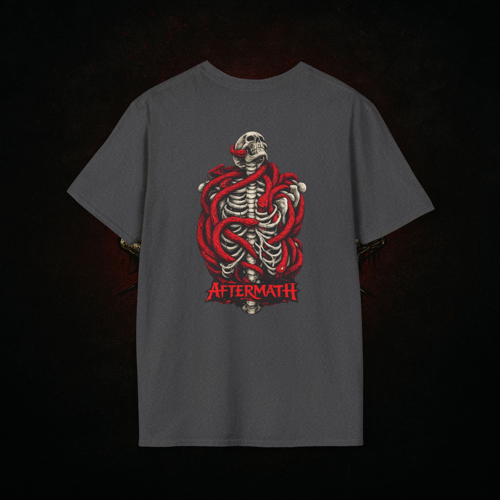 "Venom & Bone" — Aftermath Red Serpent Tee REDDER