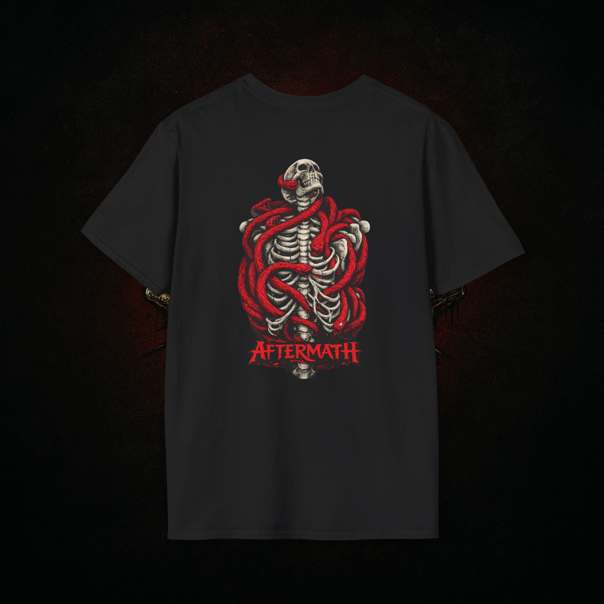 "Venom & Bone" — Aftermath Red Serpent Tee REDDER